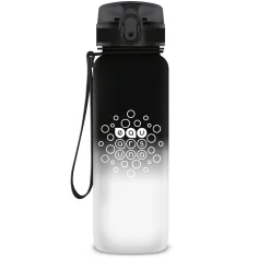 Ars Una: borraccia sfumata opaca senza BPA - 800 ml - Nero e Bianco