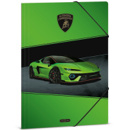 Ars Una: cartellina con elastico Lamborghini verde formato A4