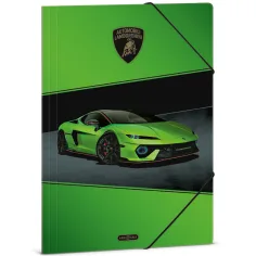Ars Una: cartellina con elastico Lamborghini verde formato A4