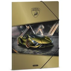 Ars Una: cartellina elastica Lamborghini gialla formato A4