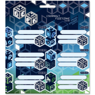 Ars Una: etichette per quaderni confezione Geek 3x6 pz