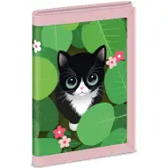 Ars Una: portafoglio con gattino Think Pink 9x12,5x2 cm