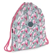 Ars Una: sacca sportiva con motivo Rosy Magnolia, 32x42 cm