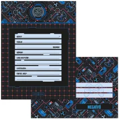 Ars Una: set di 10 inviti con motivo controller HUD per gamer, con buste