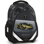 Ars Una: zaino scolastico anatomico Lamborghini Sian 33×43×22 cm