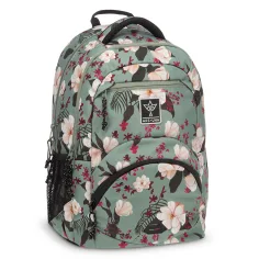 Ars Una: zaino scolastico ergonomico Flowery Green 27 L