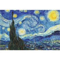 ArtFrame: Van Gogh - Notte stellata puzzle da 500 pezzi con cornice - Trefl immagine 2