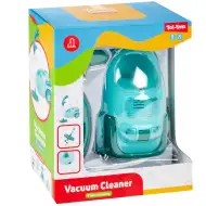 Aspirapolvere turchese con effetti sonori e luminosi