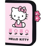 Astuccio Hello Kitty rosa a più scomparti