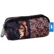 Astuccio a doppio scomparto Animal Planet con motivo di leone