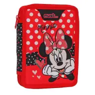 Astuccio a due scomparti Disney Minnie Mouse completo di accessori