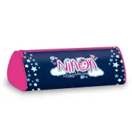 Astuccio cilindrico con pony arcobaleno Ninon