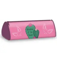 Astuccio cilindrico stretto rosa con cactus "Wonderful Desert"