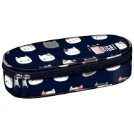 Astuccio ovale con gattini St.Right Cute Kitties PC01 23x9,5x6cm