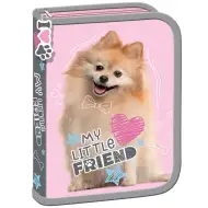 Astuccio pieghevole My Little Friend con cani, 20,5x13,5x3,5 cm