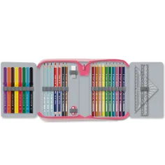 Astuccio pieghevole imbottito Ars Una Think Pink con gattino, 12,8x19,3x3,6 cm immagine 2