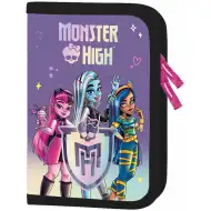 Astuccio pieghevole viola Monster High 21x14x3,5 cm