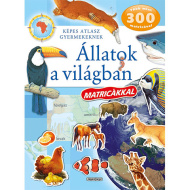 Atlante illustrato per bambini - Animali del mondo. Libro divulgativo con adesivi