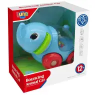 Auto con elefante rotolante