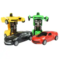 Auto da corsa: Auto sportiva a molla che si trasforma in robot, disponibile in diverse varianti, 13 cm