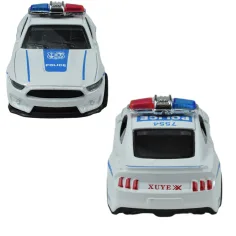 Auto della polizia: Auto della polizia in metallo a molla in diverse varianti 11cm 1 pezzo immagine 3