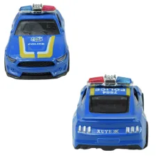 Auto della polizia: Auto della polizia in metallo a molla in diverse varianti 11cm 1 pezzo immagine 6