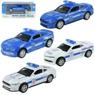 Auto della polizia: Auto della polizia in metallo a retrocarica in diverse varianti 11 cm 1 pezzo