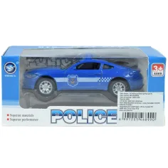 Auto della polizia: Auto della polizia in metallo a retrocarica in diverse varianti 11 cm 1 pezzo immagine 10