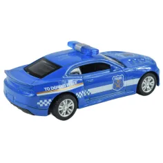 Auto della polizia: Auto della polizia in metallo a retrocarica in diverse varianti 11 cm 1 pezzo immagine 5