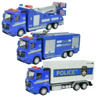 Auto della polizia: Camion della polizia a molla in diverse varianti 19cm