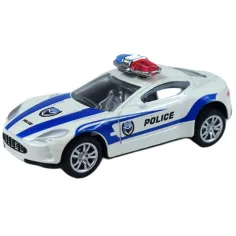 Auto della polizia: Set di auto della polizia in metallo in diverse varianti 1/50 1 pezzo immagine 8