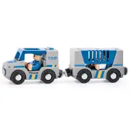 Auto della polizia magnetica con rimorchio - Woodyland