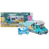 Auto giocattolo Delicate Blu a retrocarica con funzione 1/28