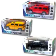 Auto giocattolo Rescue Hummer a retrocarica con luci e suoni 1/32 in diverse varianti