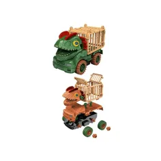 Auto smontabile con dinosauro e gabbia, 2 tipi immagine 2