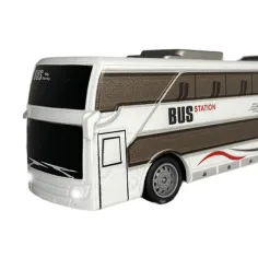 Autobus RC con telecomando e luci 27MHz scala 1/32 25cm immagine 2