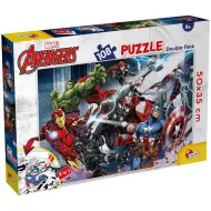 Avengers 2 in 1 puzzle da 108 pezzi e album da colorare 50x35 cm - Lisciani