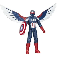 Avengers Titan Hero Maschera Capitan America Figura da 29 cm - Hasbro immagine 2