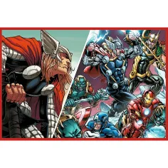 Avengers i difensori del mondo puzzle da 2x200 pezzi – Trefl immagine 3