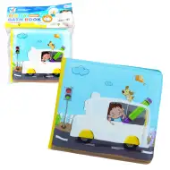 Baby Book: Veicoli libro da bagno morbido 14x13cm