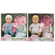 Baby Dream: Bambola neonato con peluche in due varianti