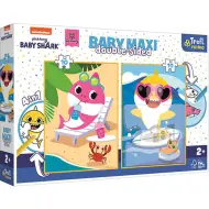 Baby Shark puzzle a doppia faccia 4 in 1 Baby Maxi 2x10 pezzi - Trefl