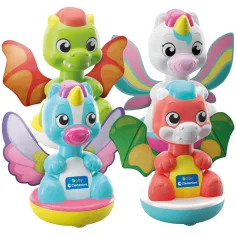 Baby Spin & Dream unicorno e drago giocattolo per bebè 1 pz - Clementoni immagine 2