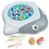 BabyFish: Gioco da pesca rotante elettrico con suono a forma di squalo