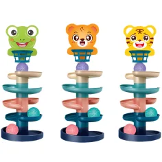 Ball Tower: Percorso di palline con animali divertenti in diverse varianti 68x22cm 1 pezzo immagine 2