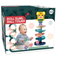 Ball Tower: Percorso di palline con animali divertenti in diverse varianti 68x22cm 1 pezzo immagine 3