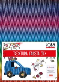 Bambino: Decorazione blu arcobaleno cartone ondulato 3D B4 25x35cm
