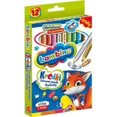 Bambino: Set di matite colorate Jumbo 12 pezzi con temperino immagine 4
