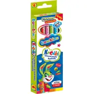 Bambino: Set di matite colorate Jumbo 6 pezzi con temperino