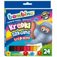 Bambino: Set di matite colorate triangolari 24 pezzi